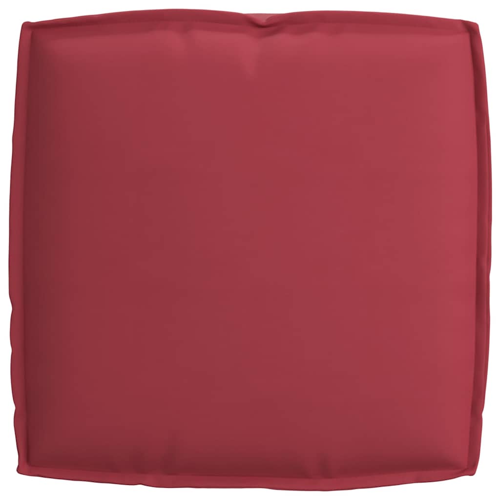 Kissen Weinrot 50 x 50 x 12 cm Oxford-Stoff
