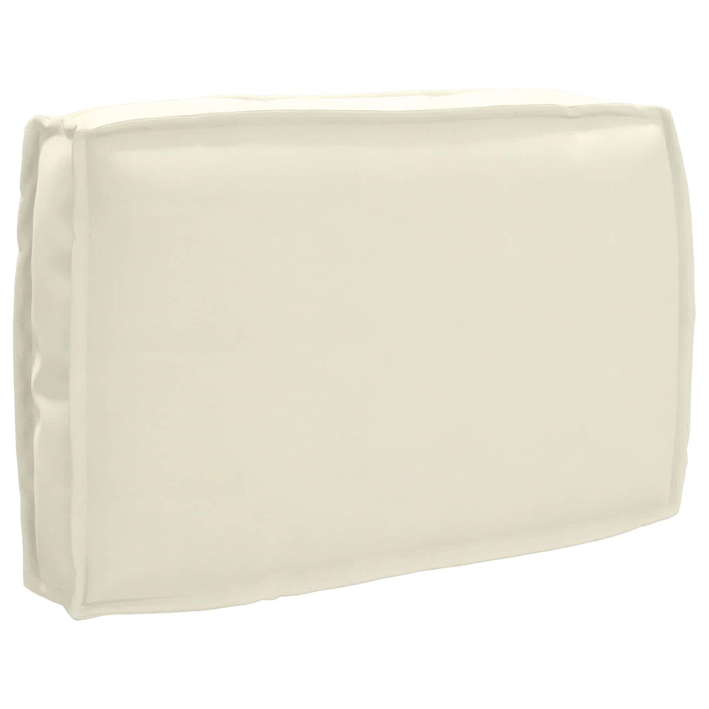 Kissen Creme 60 x 40 x 12 cm Oxford-Stoff