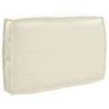Kissen Creme 60 x 40 x 12 cm Oxford-Stoff
