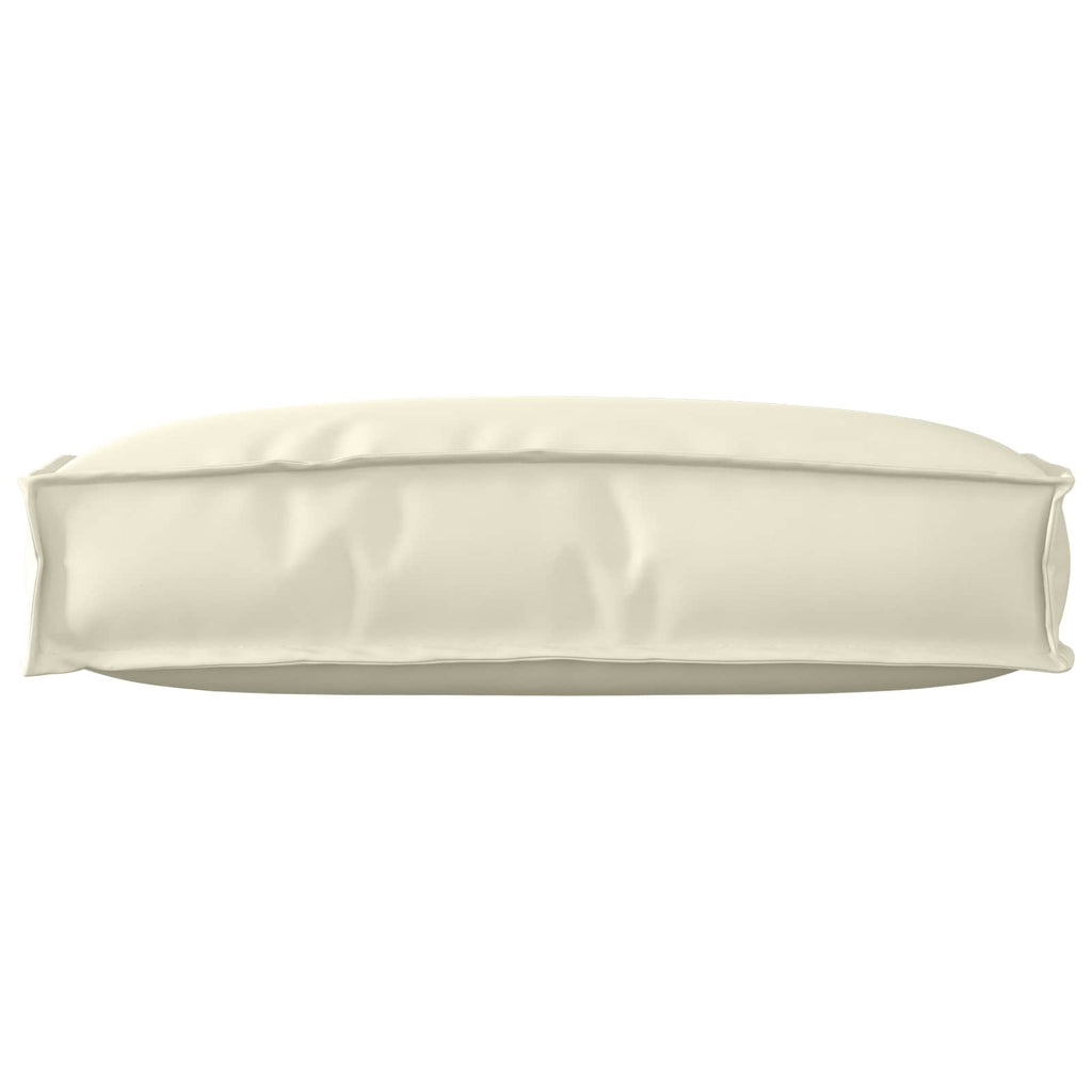 Kissen Creme 60 x 40 x 12 cm Oxford-Stoff