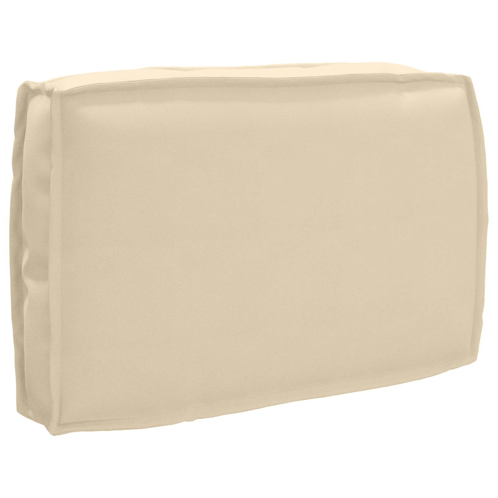 Kissen Beige 60 x 40 x 12 cm Oxford-Stoff