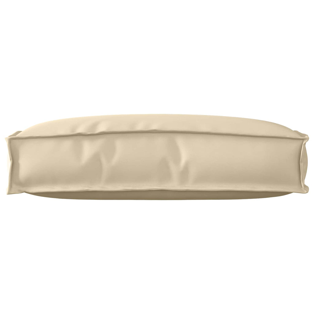 Kissen Beige 60 x 40 x 12 cm Oxford-Stoff