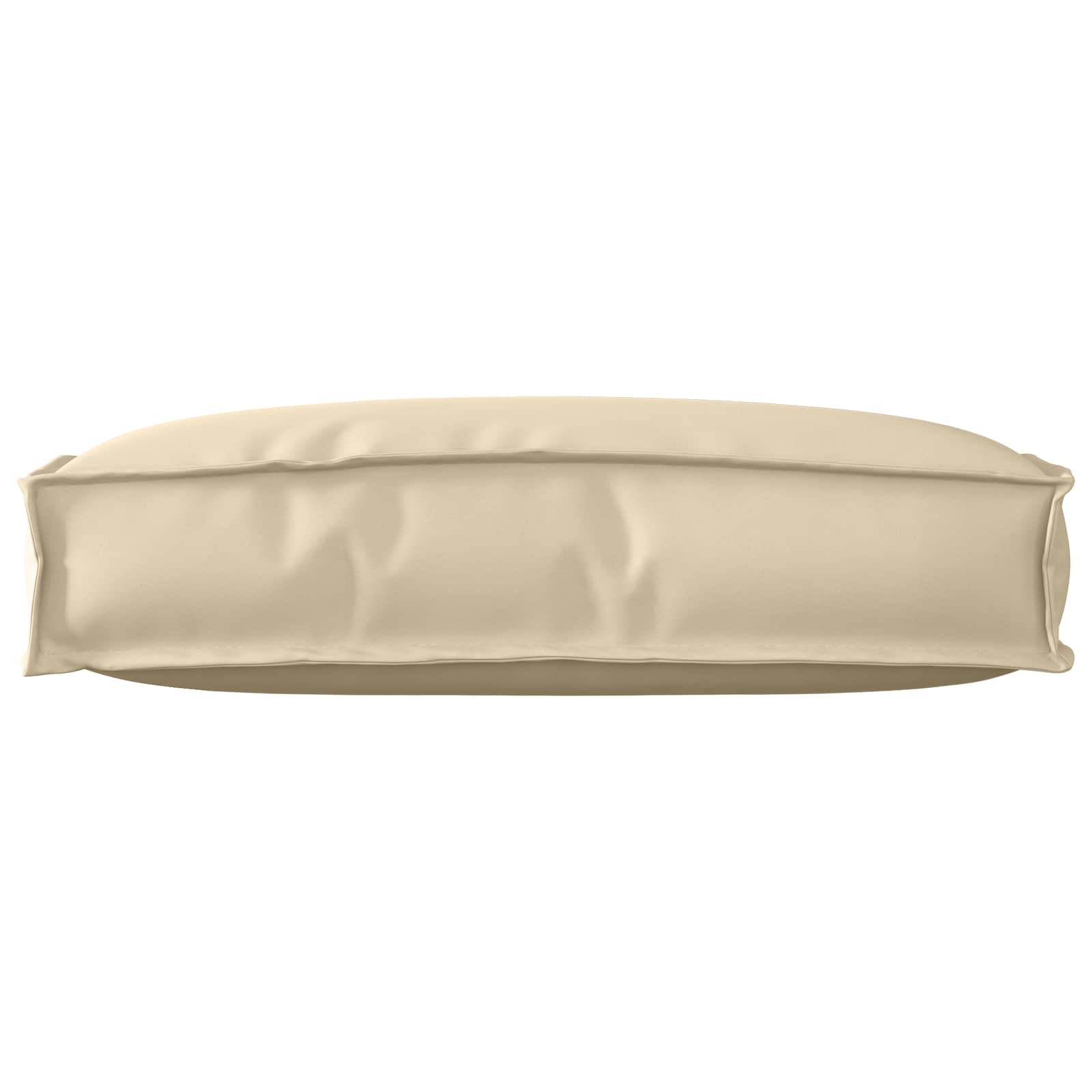 Kissen Beige 60 x 40 x 12 cm Oxford-Stoff