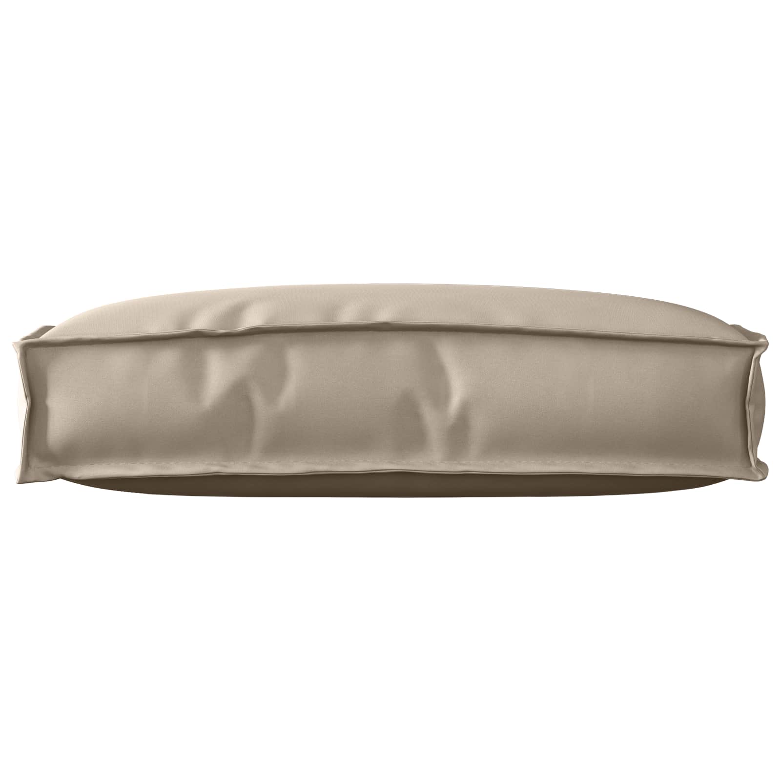 Kissen Taupe 60 x 40 x 12 cm Oxford-Stoff