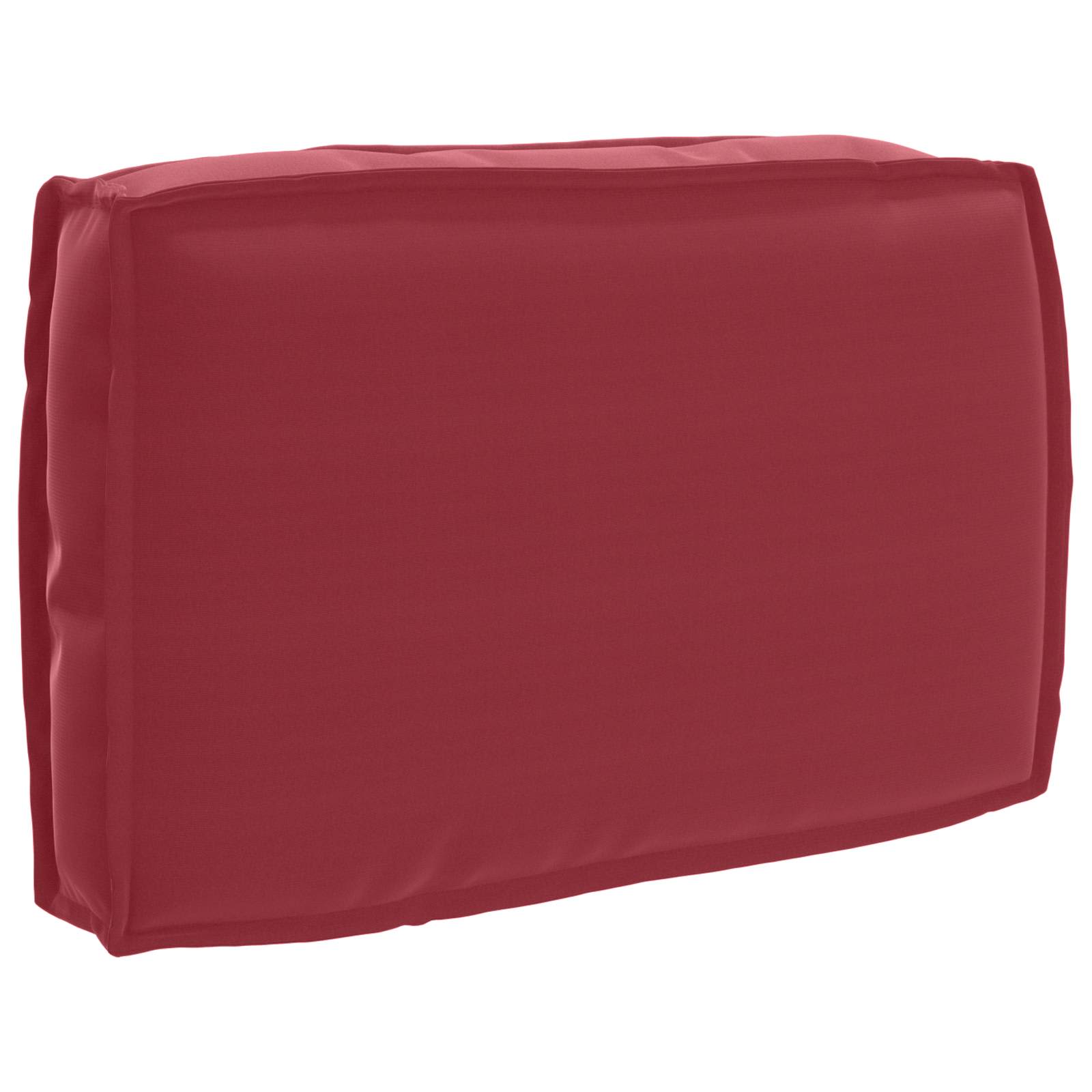 Kissen Weinrot 60 x 40 x 12 cm Oxford-Stoff