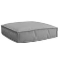 Kissen Grau 60 x 60 x 12 cm Oxford-Stoff