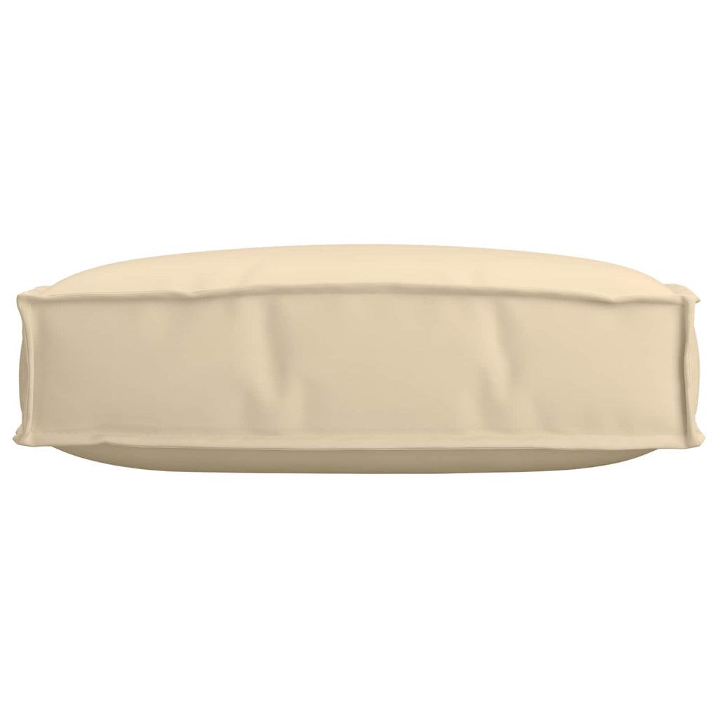 Kissen Beige 60 x 60 x 12 cm Oxford-Stoff