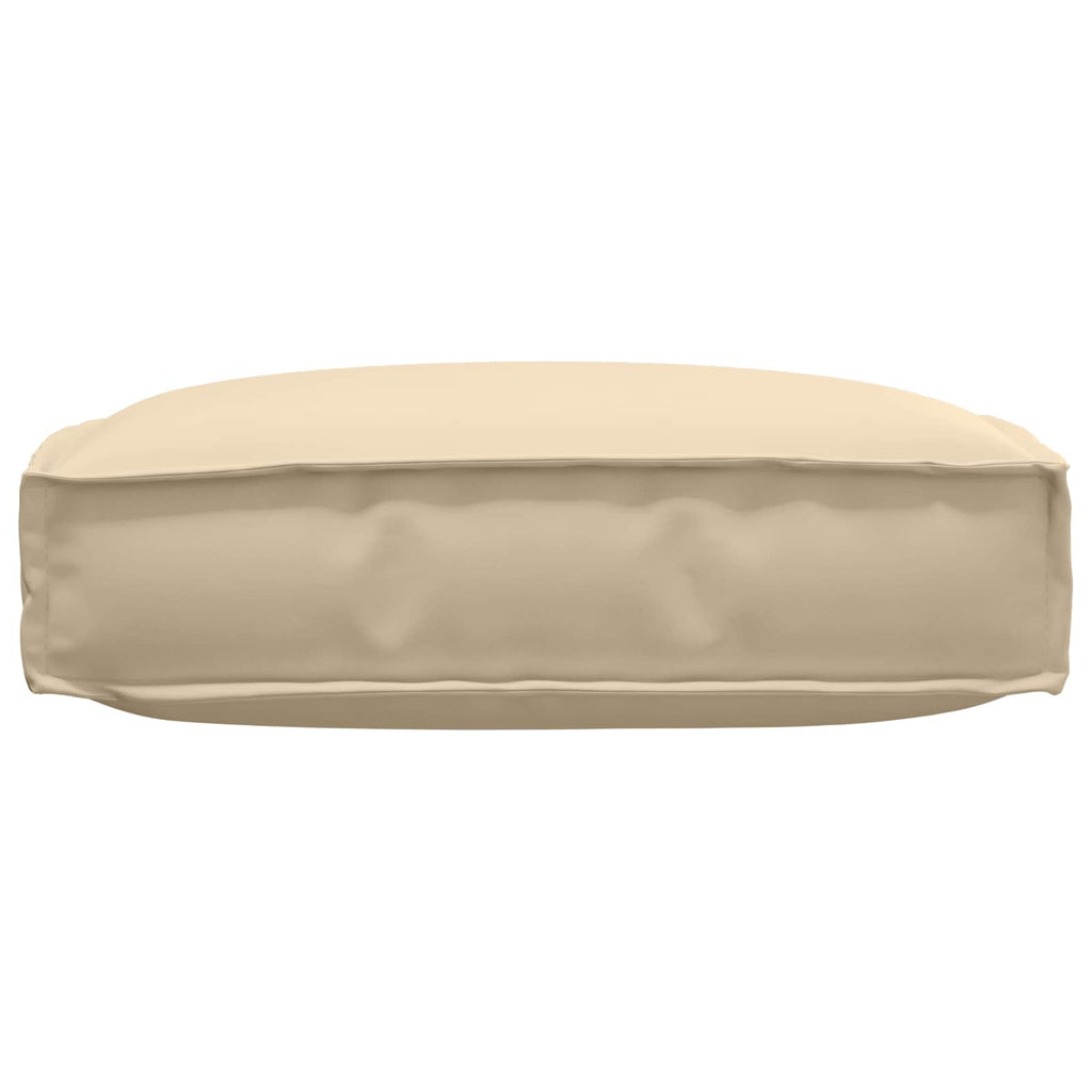 Kissen Beige 60 x 60 x 12 cm Oxford-Stoff