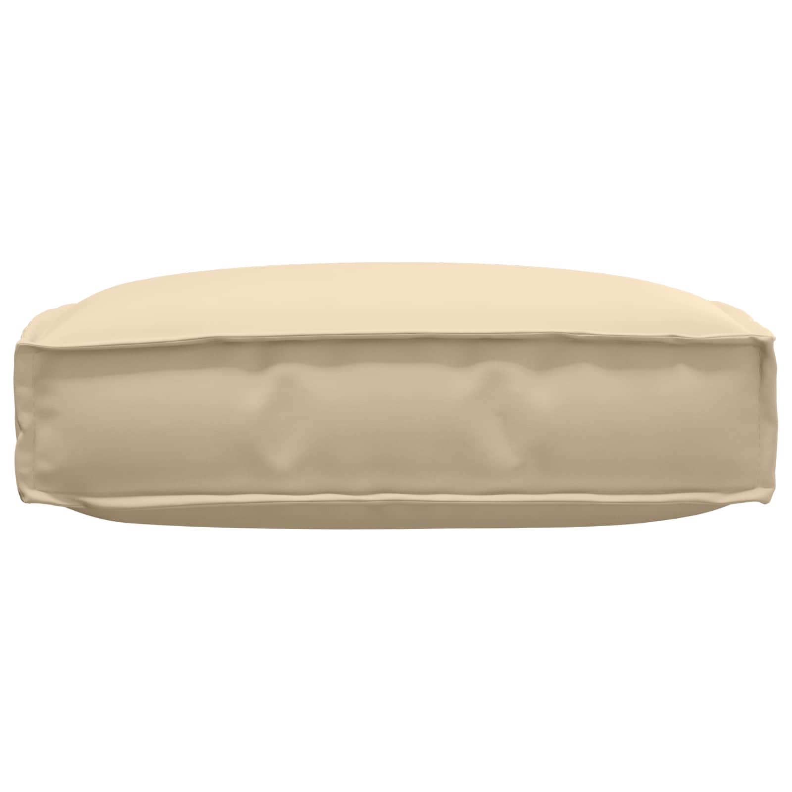 Kissen Beige 60 x 60 x 12 cm Oxford-Stoff