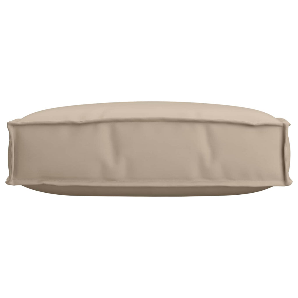Kissen Taupe 60 x 60 x 12 cm Oxford-Stoff