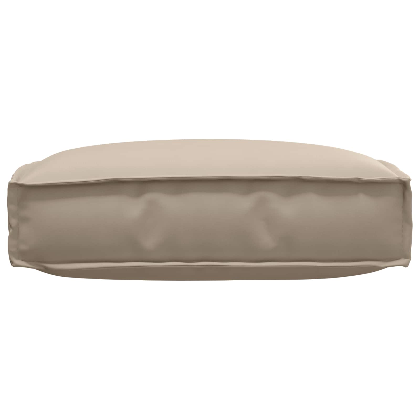 Kissen Taupe 60 x 60 x 12 cm Oxford-Stoff