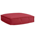 Kissen Weinrot 60 x 60 x 12 cm Oxford-Stoff