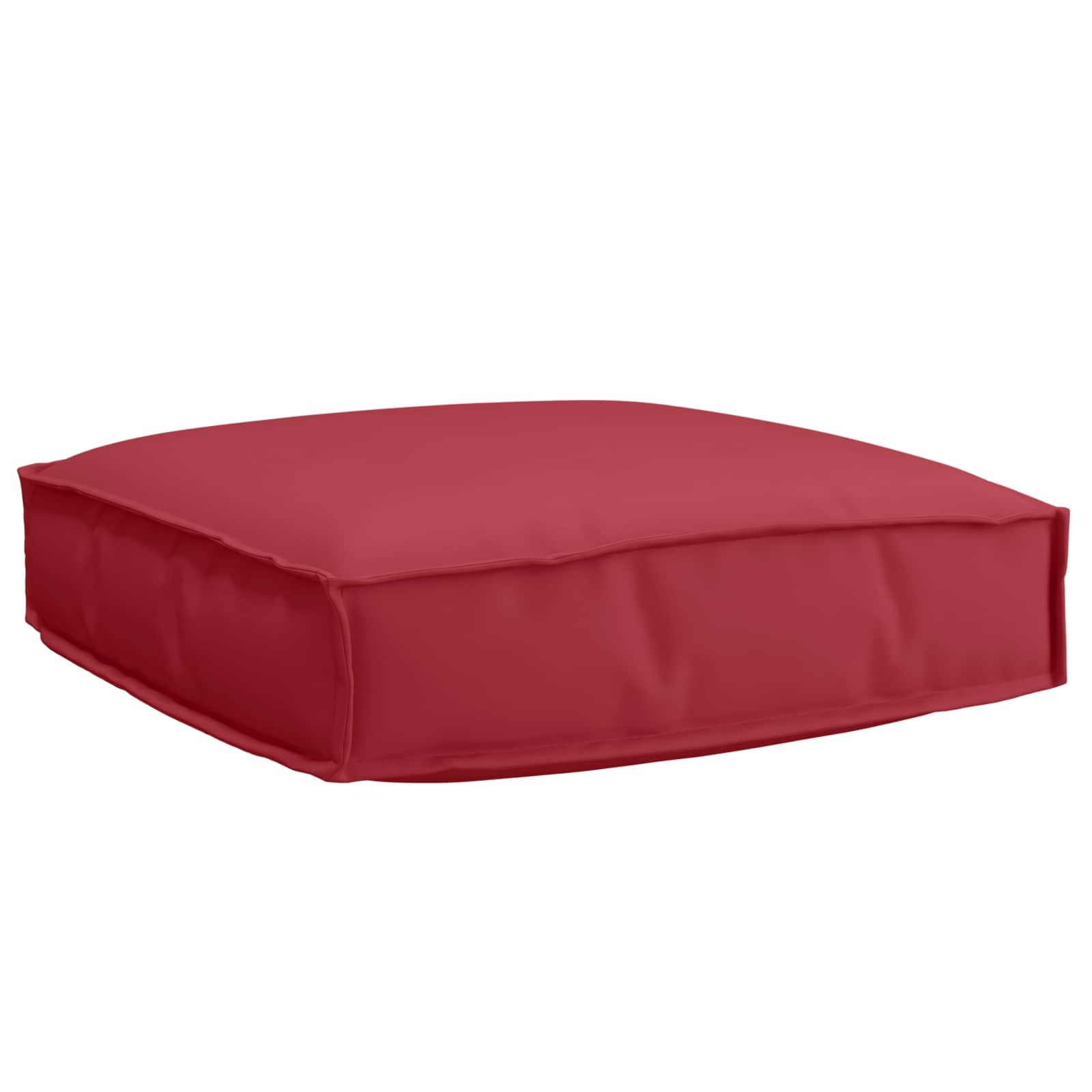 Kissen Weinrot 60 x 60 x 12 cm Oxford-Stoff