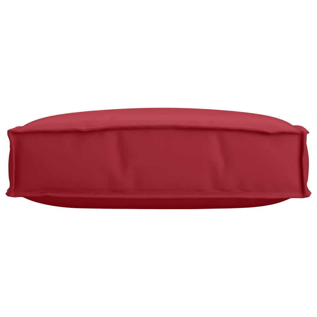 Kissen Weinrot 60 x 60 x 12 cm Oxford-Stoff