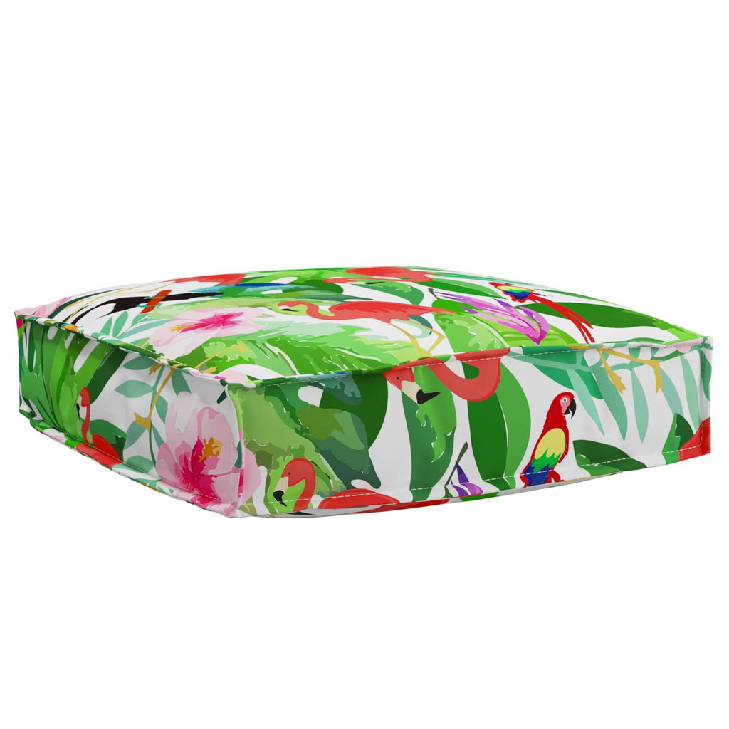 Kissen Floral Mehrfarbig 60 x 60 x 12 cm Oxford-Stoff