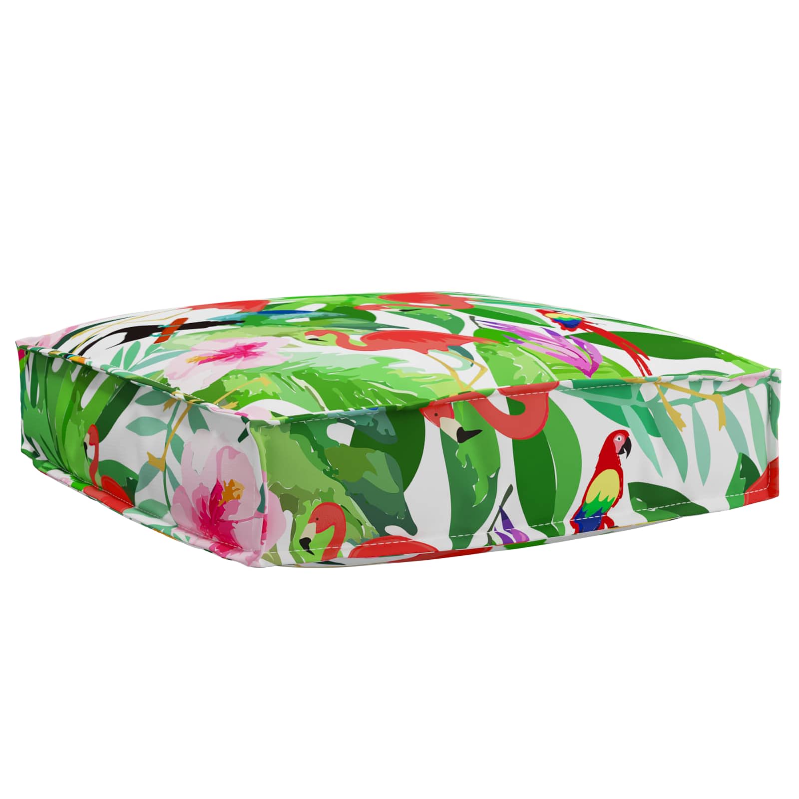 Kissen Floral Mehrfarbig 60 x 60 x 12 cm Oxford-Stoff