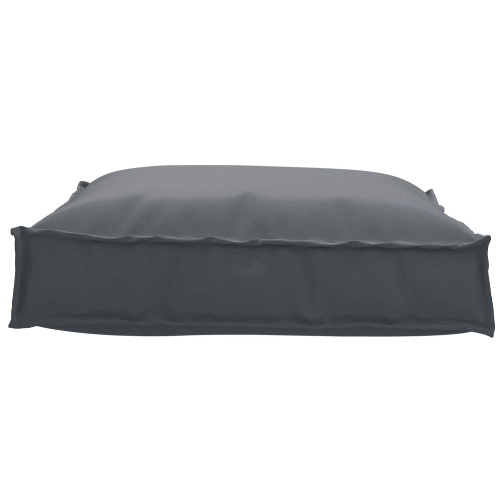 Kissen Anthrazit 70 x 70 x 12 cm Oxford-Stoff