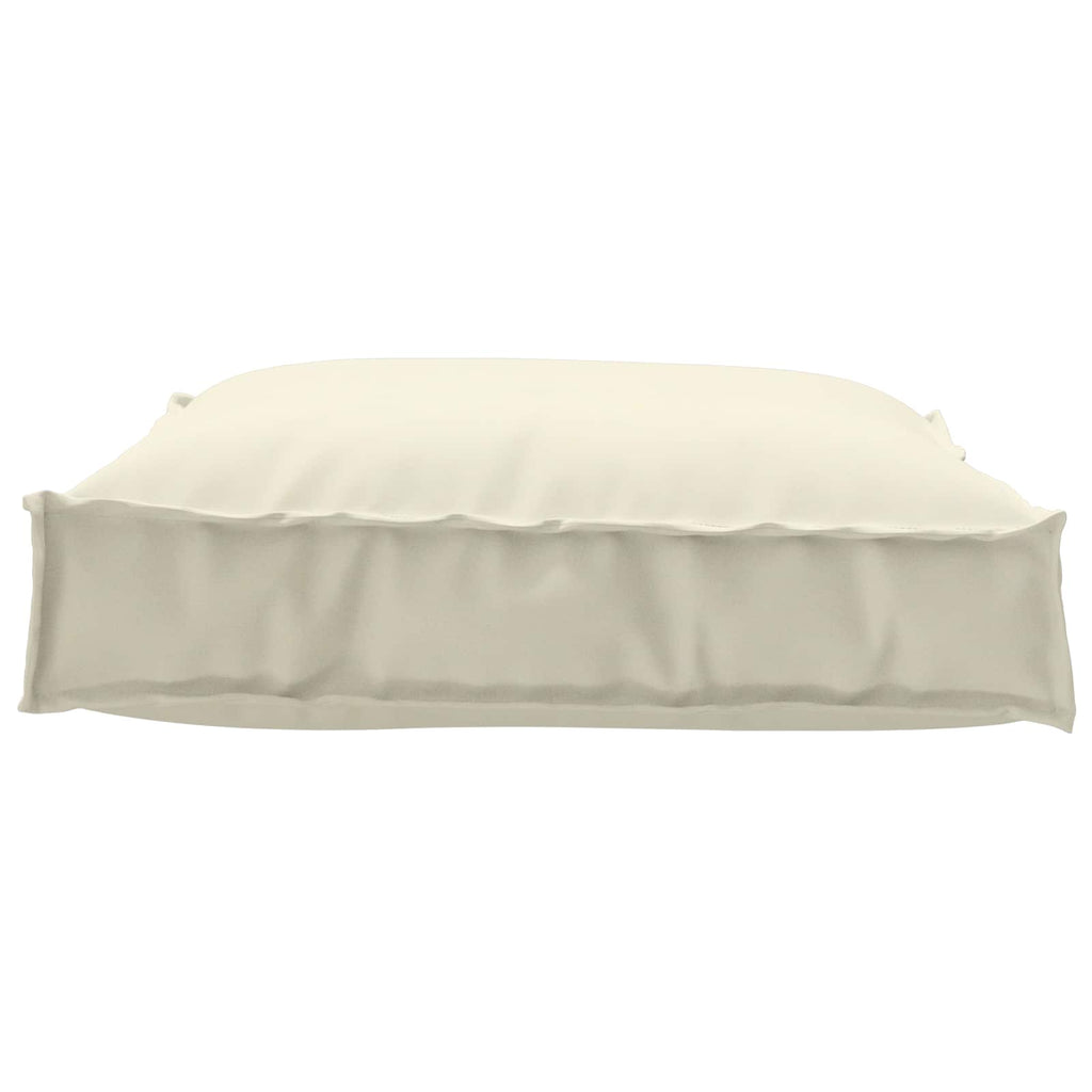 Kissen Creme 70 x 70 x 12 cm Oxford-Stoff