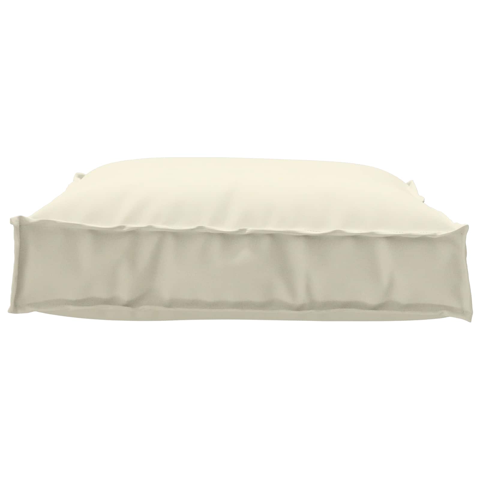 Kissen Creme 70 x 70 x 12 cm Oxford-Stoff