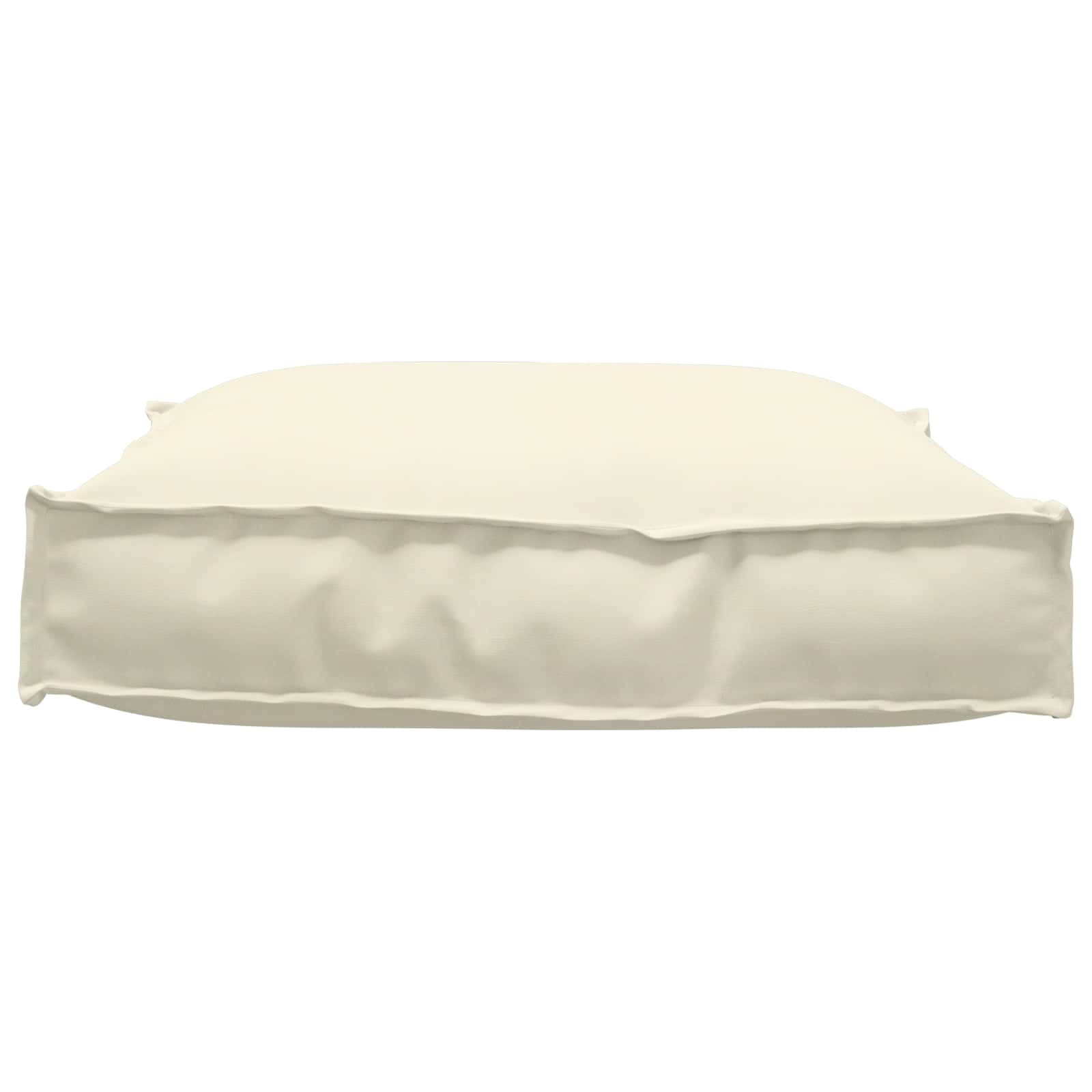 Kissen Creme 70 x 70 x 12 cm Oxford-Stoff