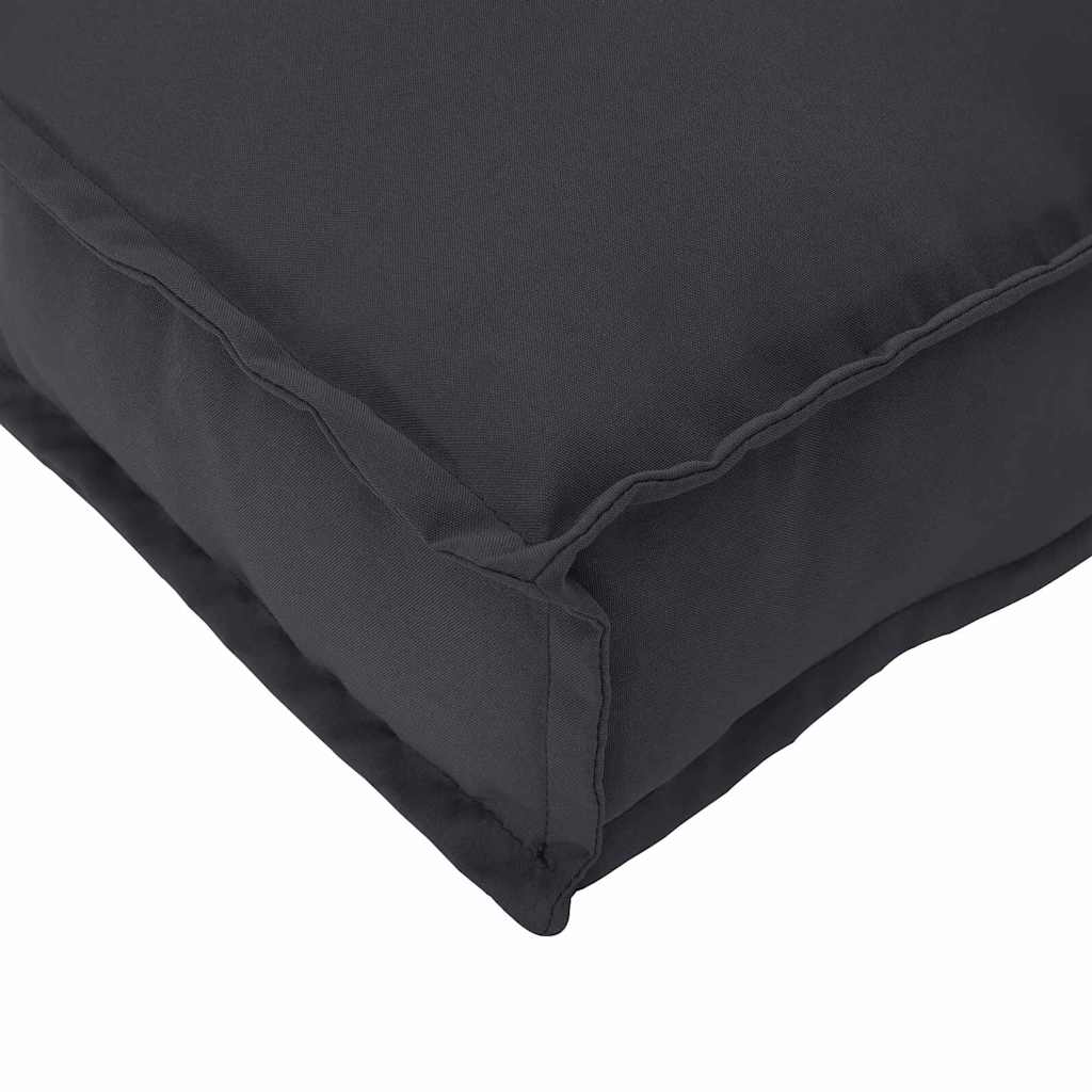 Kissen Schwarz 70 x 70 x 12 cm Oxford-Stoff