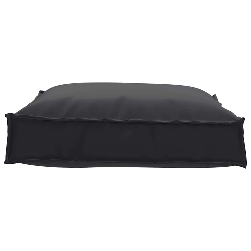 Kissen Schwarz 70 x 70 x 12 cm Oxford-Stoff