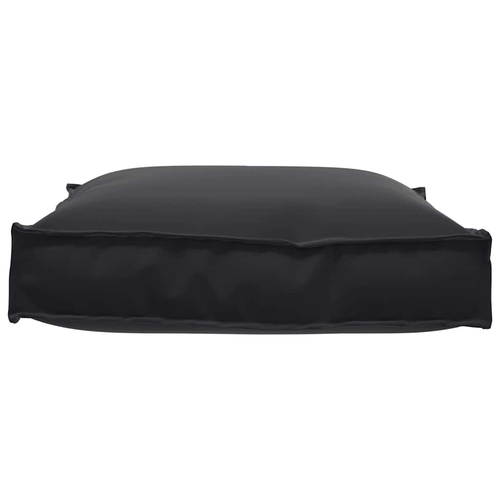 Kissen Schwarz 70 x 70 x 12 cm Oxford-Stoff