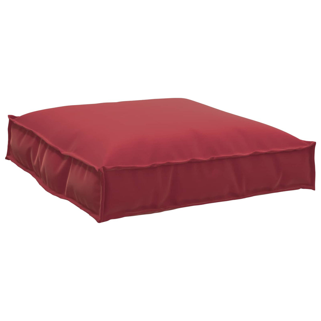 Kissen Weinrot 70 x 70 x 12 cm Oxford-Stoff
