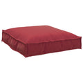 Kissen Weinrot 70 x 70 x 12 cm Oxford-Stoff