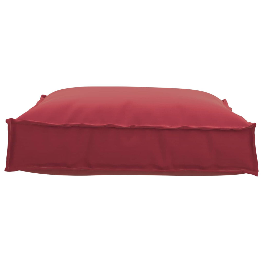 Kissen Weinrot 70 x 70 x 12 cm Oxford-Stoff
