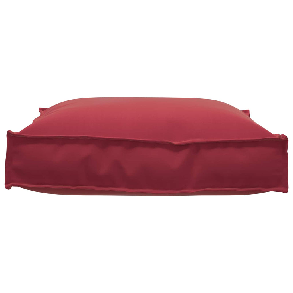Kissen Weinrot 70 x 70 x 12 cm Oxford-Stoff