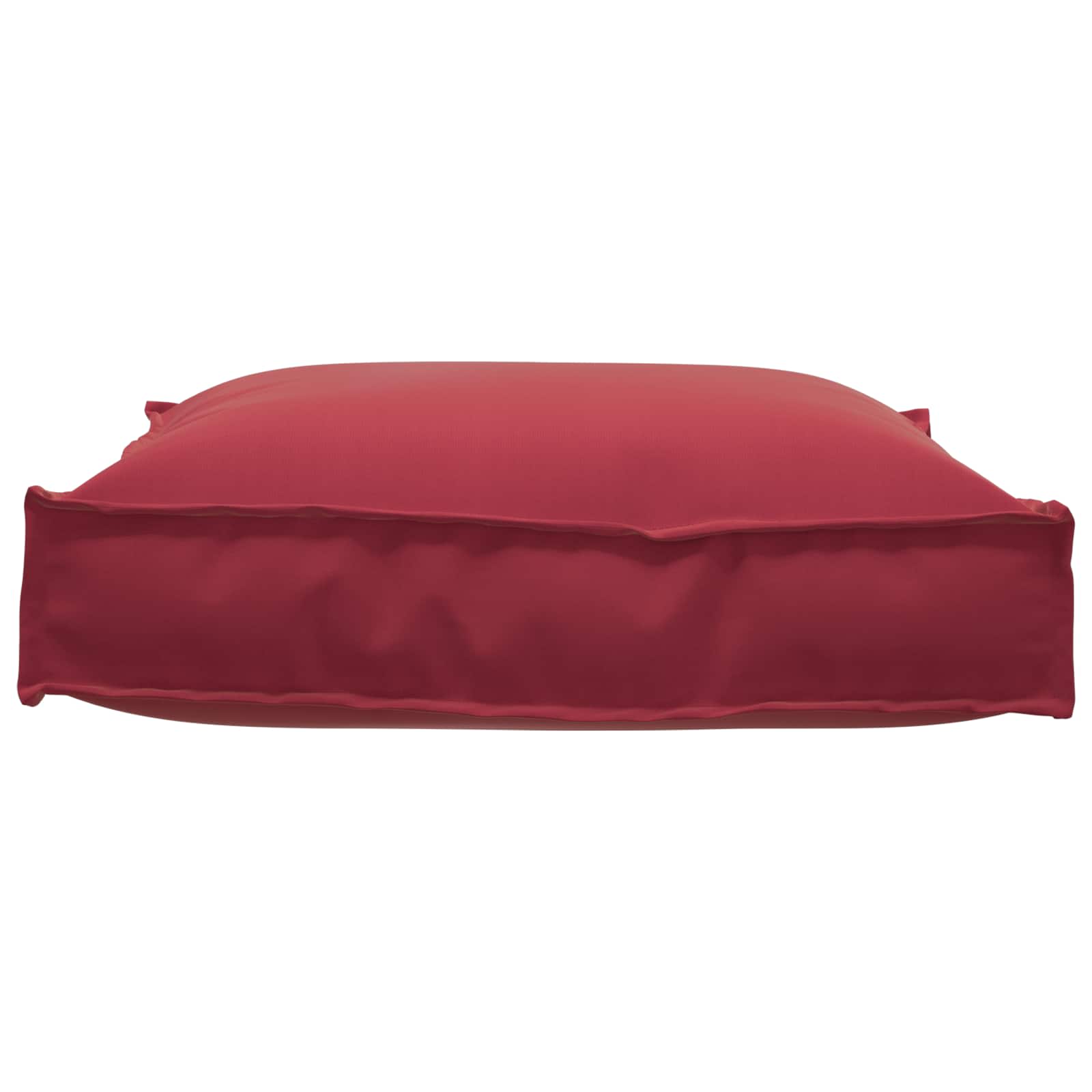 Kissen Weinrot 70 x 70 x 12 cm Oxford-Stoff