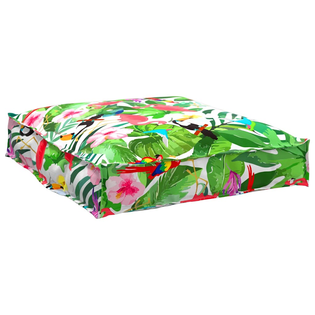Kissen Floral Mehrfarbig 70 x 70 x 12 cm Oxford-Stoff