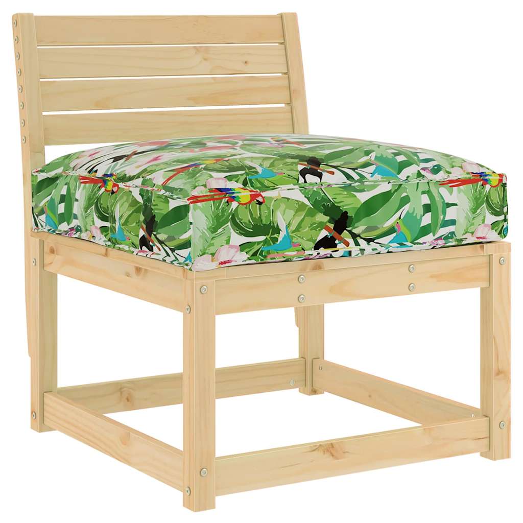 Kissen Floral Mehrfarbig 70 x 70 x 12 cm Oxford-Stoff