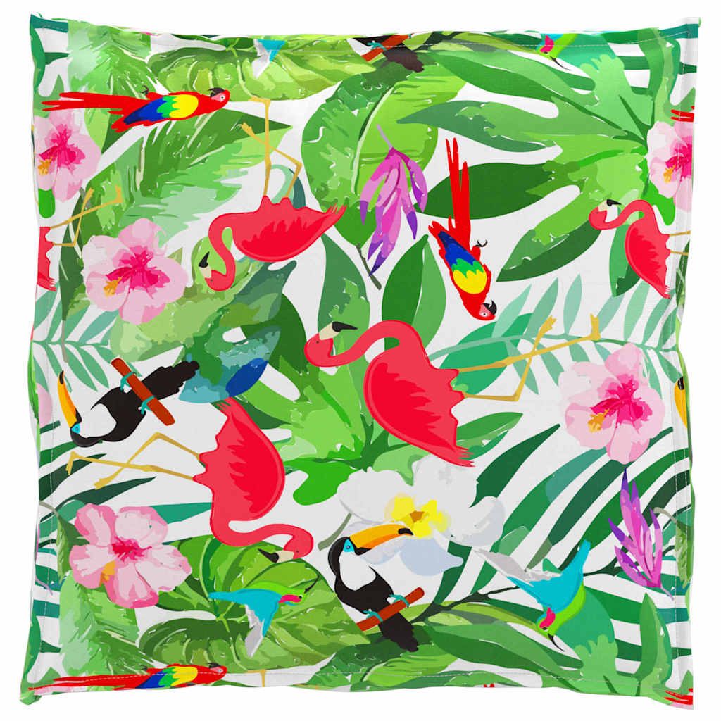 Kissen Floral Mehrfarbig 70 x 70 x 12 cm Oxford-Stoff