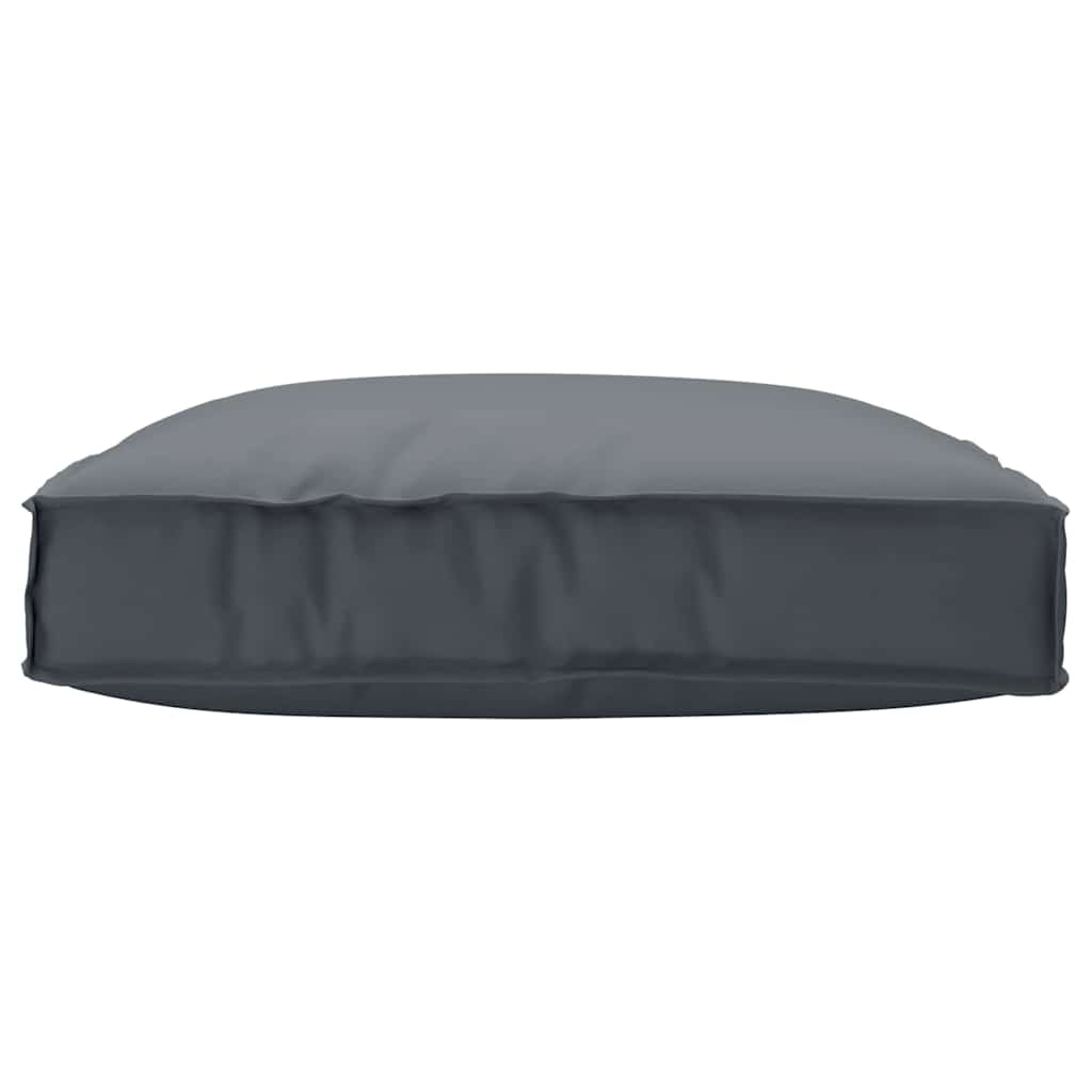Kissen Anthrazit 80 x 80 x 12 cm Oxford-Stoff
