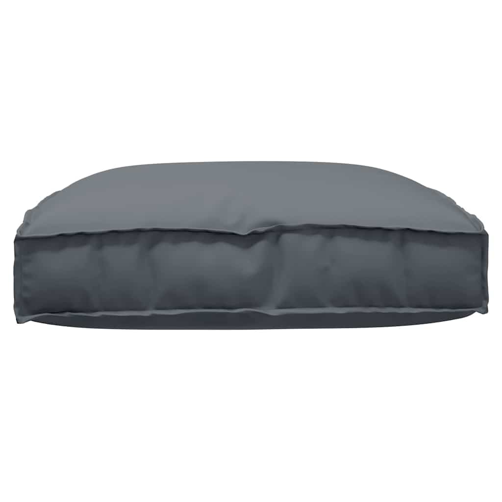 Kissen Anthrazit 80 x 80 x 12 cm Oxford-Stoff