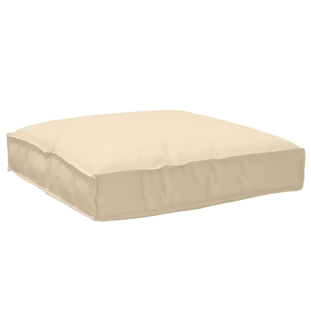 Kissen Beige 80 x 80 x 12 cm Oxford-Stoff