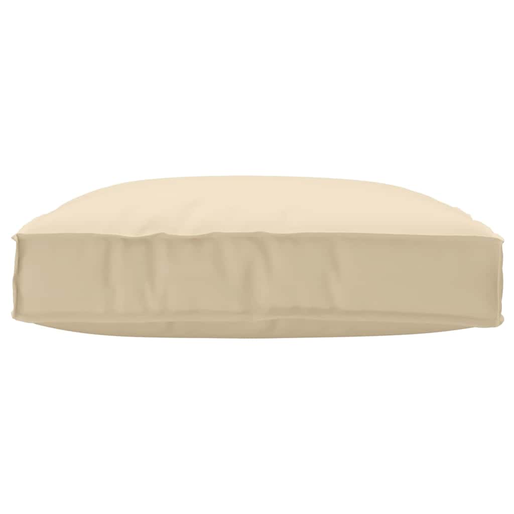 Kissen Beige 80 x 80 x 12 cm Oxford-Stoff