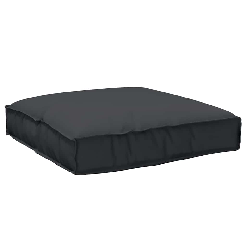 Kissen Schwarz 80 x 80 x 12 cm Oxford-Stoff