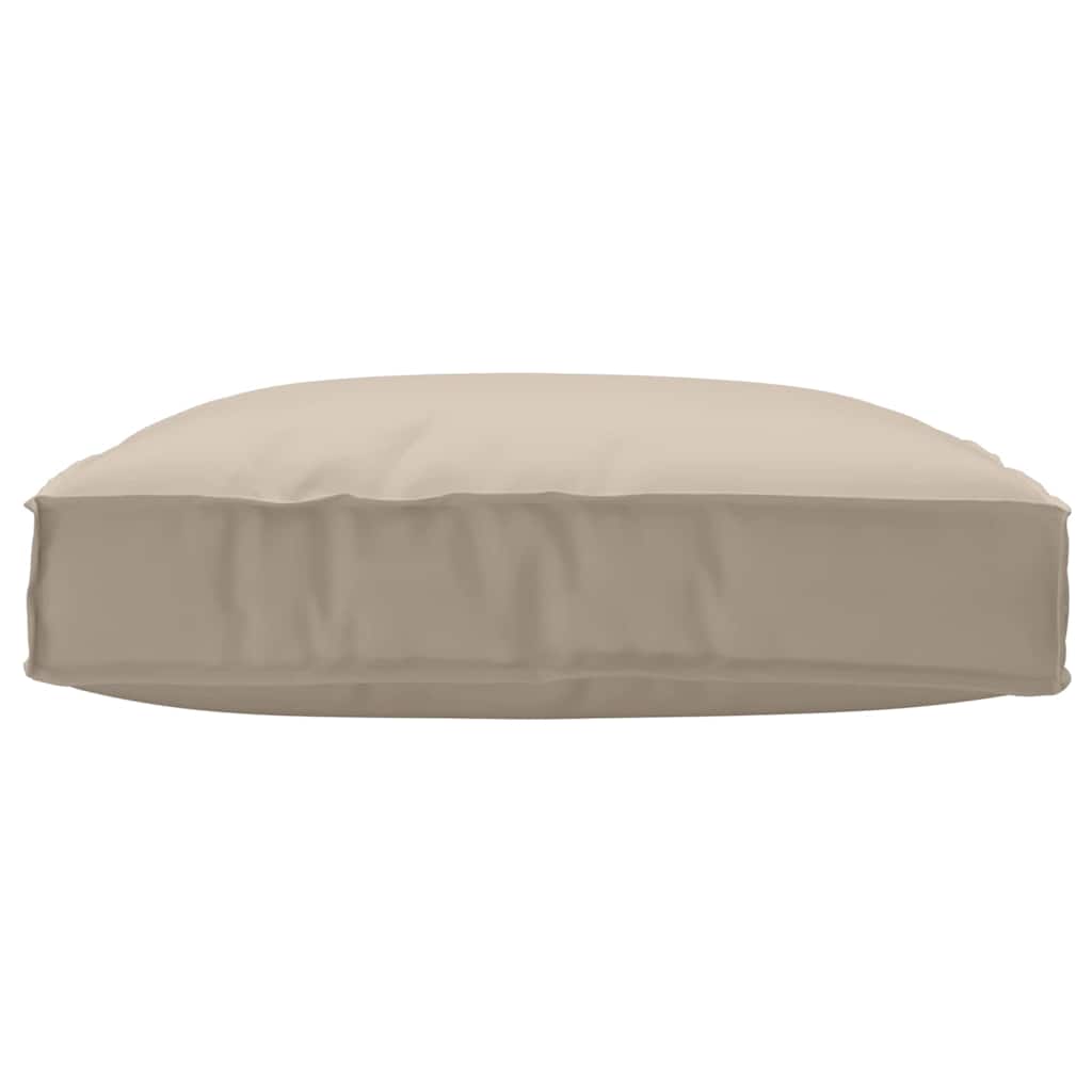 Kissen Taupe 80 x 80 x 12 cm Oxford-Stoff