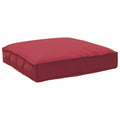 Kissen Weinrot 80 x 80 x 12 cm Oxford-Stoff