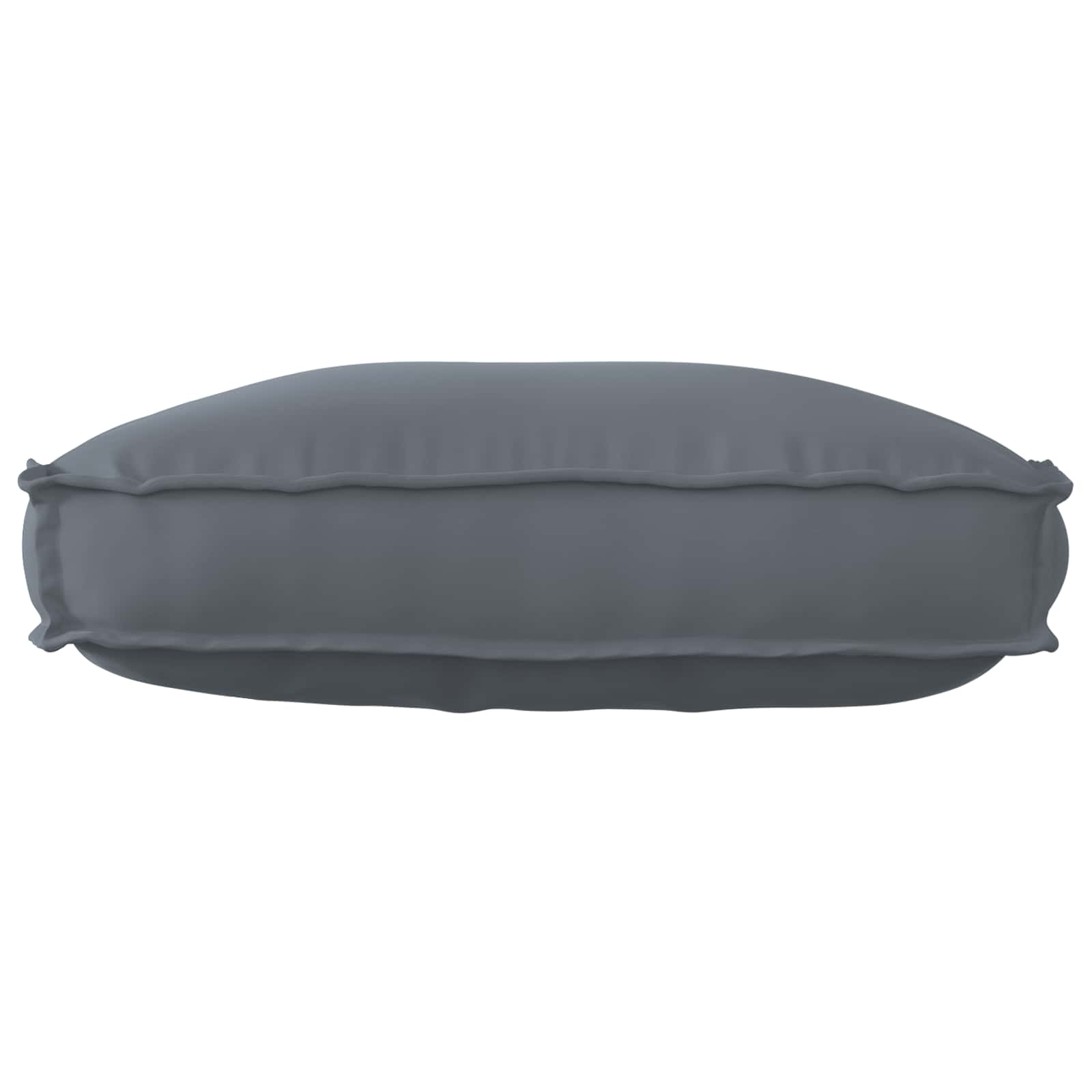 Kissen Anthrazit 70 x 40 x 12 cm Oxford-Stoff