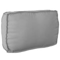 Kissen Grau 70 x 40 x 12 cm Oxford-Stoff