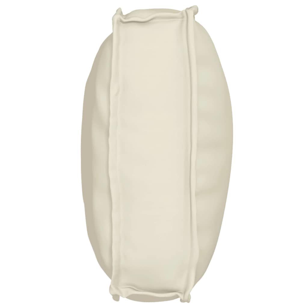 Kissen Creme 70 x 40 x 12 cm Oxford-Stoff