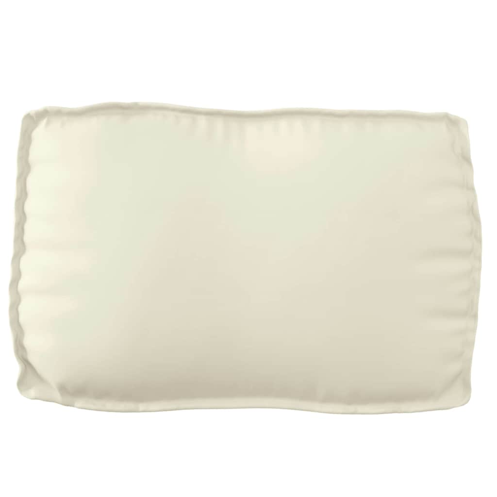 Kissen Creme 70 x 40 x 12 cm Oxford-Stoff