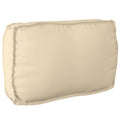 Kissen Beige 70 x 40 x 12 cm Oxford-Stoff
