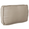 Kissen Taupe 70 x 40 x 12 cm Oxford-Stoff