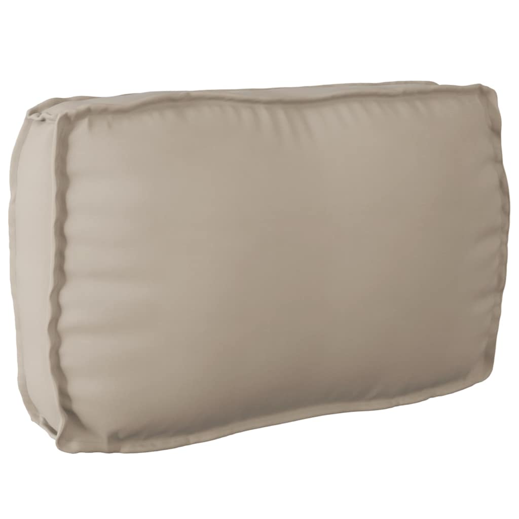 Kissen Taupe 70 x 40 x 12 cm Oxford-Stoff