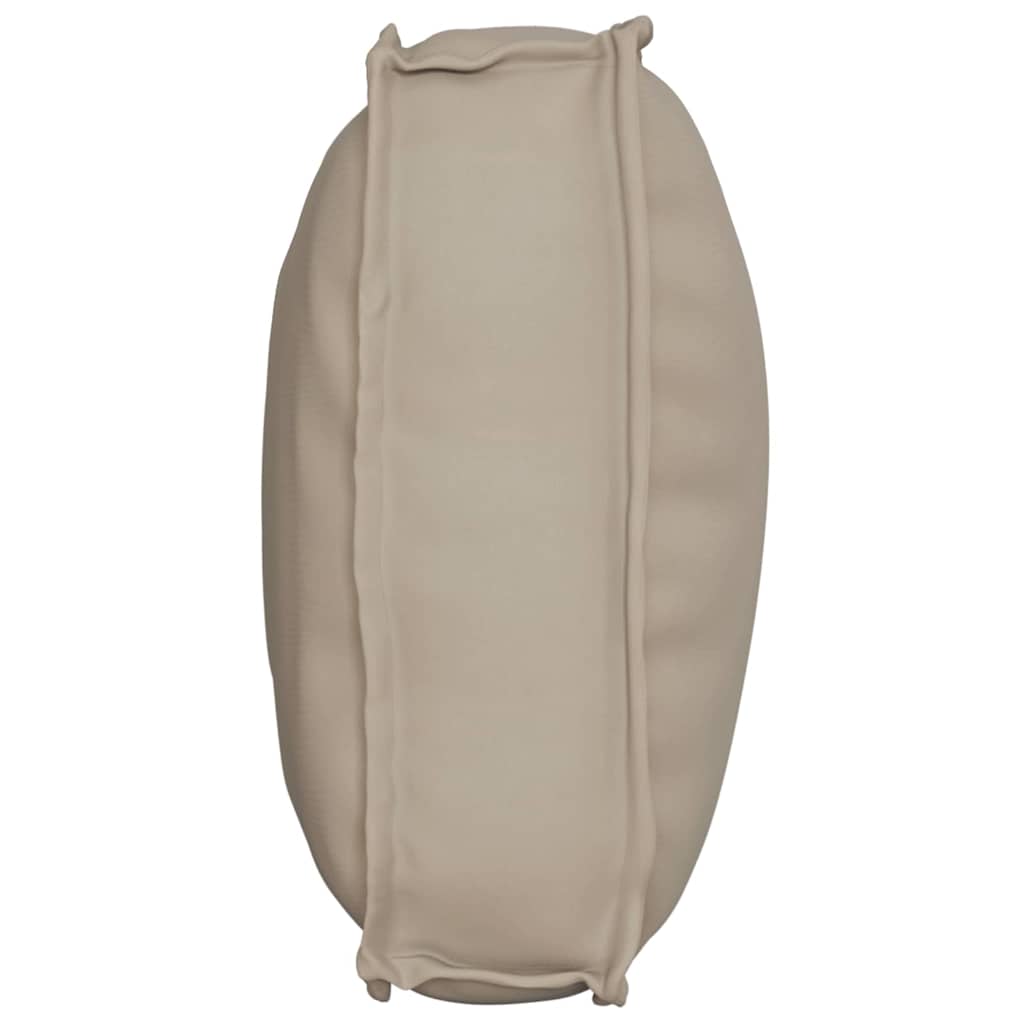 Kissen Taupe 70 x 40 x 12 cm Oxford-Stoff